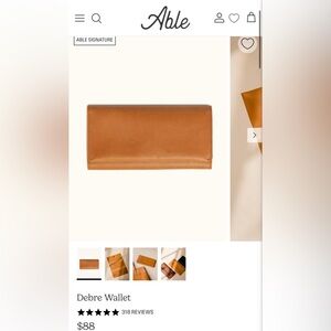 ABLE leather wallet